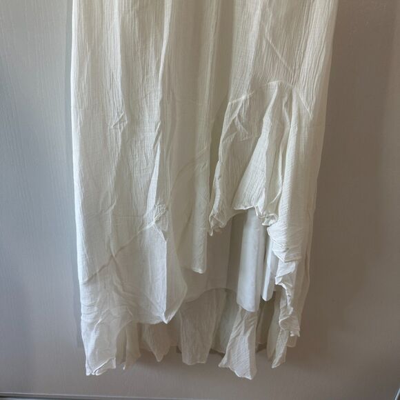 Leifsdottir Anthropologie Womens Ardastra Gauze Shell Collar Maxi‎ Dress Size 10 - Picture 4 of 10